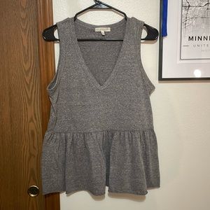 Peplum tank